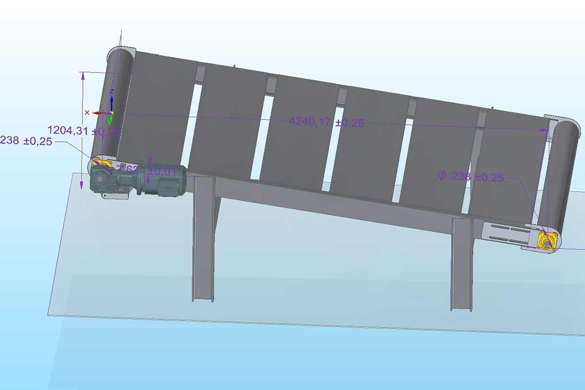MEC Engineering Design Conveyor Drawing